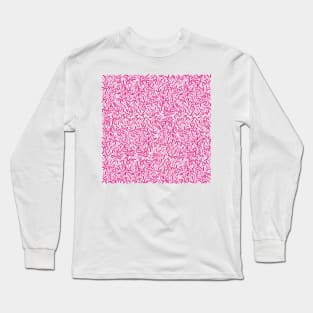 Pretty Pink Sprinkles Pattern Long Sleeve T-Shirt